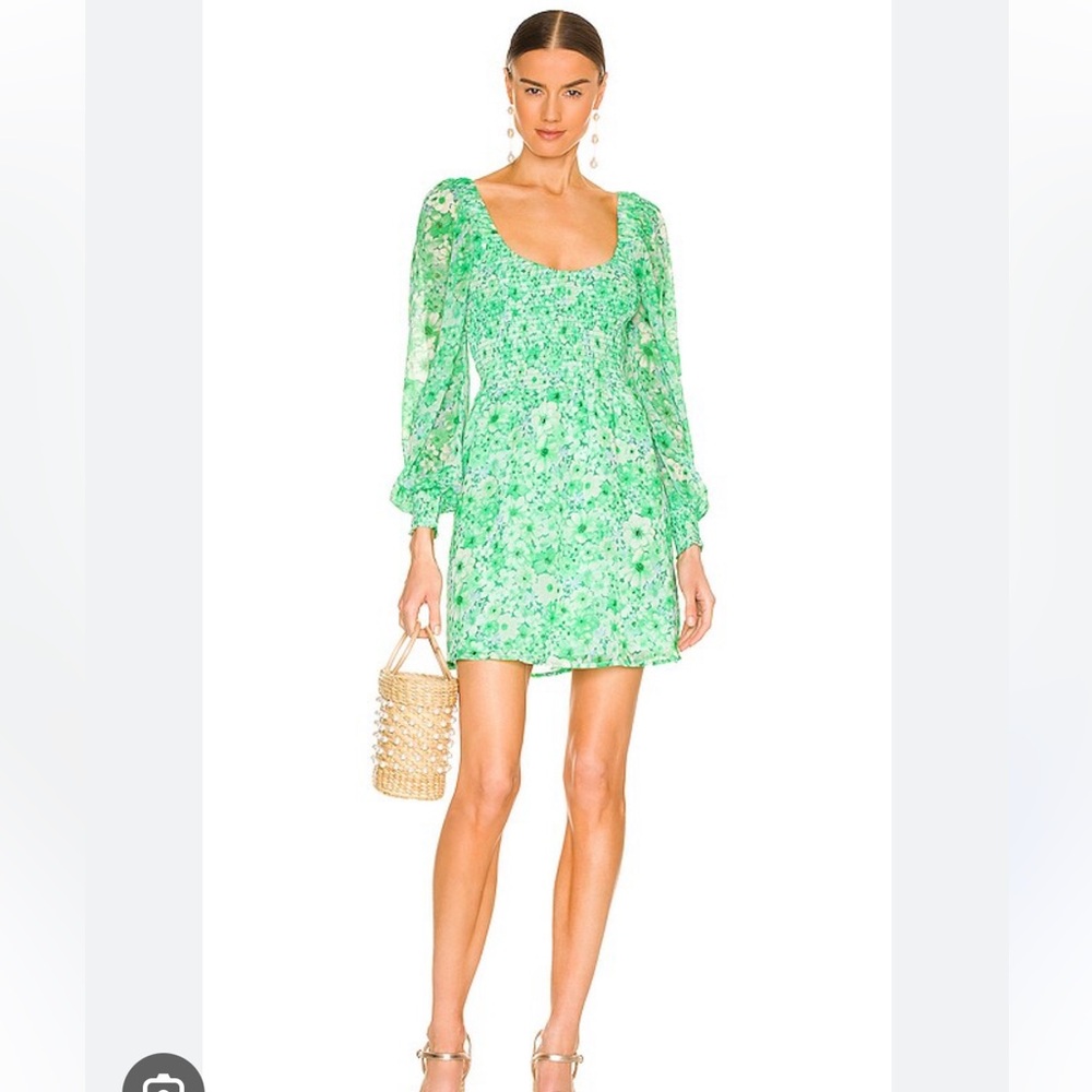 BB Dakota by Steve Madden size Small. Color Me Lucky Dress in Basil